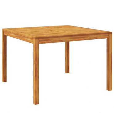 vidaXL Garden Dining Table 110x110x75 cm Solid Wood Acacia