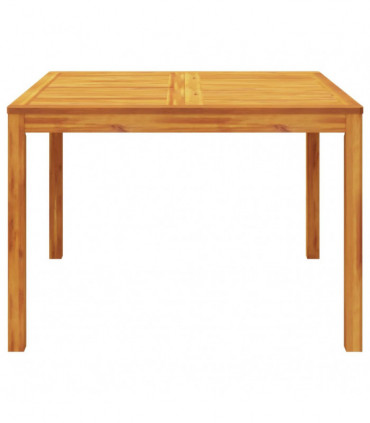 vidaXL Garden Dining Table 110x110x75 cm Solid Wood Acacia