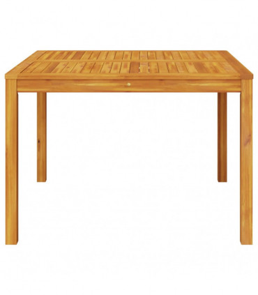 vidaXL Garden Dining Table 110x110x75 cm Solid Wood Acacia