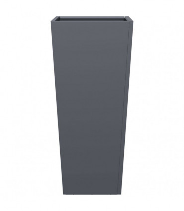 vidaXL Garden Planters Anthracite 2 pcs 35x35x75 cm Steel