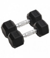 vidaXL Dumbbells 2 pcs 16 kg Cast Iron