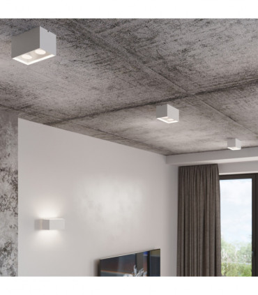 Wall lamp aluminum Quad modern Design G9