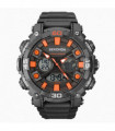 Sekonda Mens Sports Duel time Black Dial & Rubber Strap Watch-1037