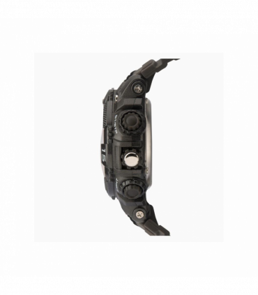 Sekonda Mens Sports Duel time Black Dial & Rubber Strap Watch-1037