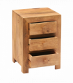 Toko Light Mango 3 Drawer Bedside