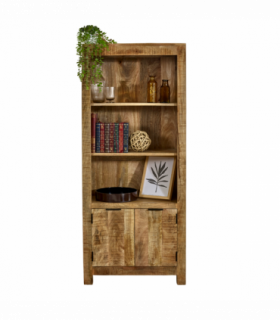 Surrey Solid Wood Bookcase With Doors