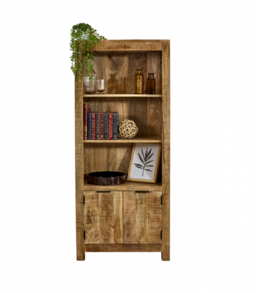Surrey Solid Wood Bookcase With Doors