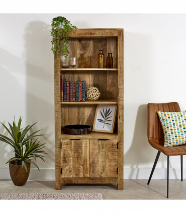 Surrey Solid Wood Bookcase With Doors