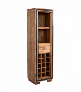 Jodhpur Sheesham Wine Bookcase