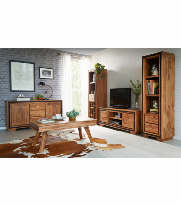 Jodhpur Sheesham Wine Bookcase