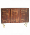 Dark Gold Large Sideboard