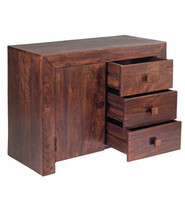 Toko Dark Mango 3 Drawer Sideboard