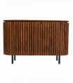 Slatted Mango Wood Large 2 Doors Sideboard