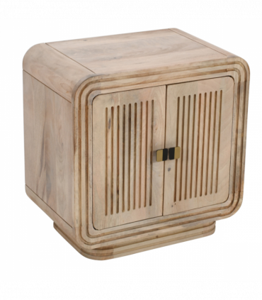 Hudson Carved Mango Wood Mini Sideboard