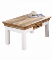 Alfie Coffee Table With Drawer Solid Mango Wood