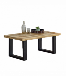 Surrey Solid Wood & Metal Coffee Table