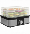 HOMCOM 5 Tier Food Dehydrator, 245W for Drying Fruit, Meat, Vegetable, Black