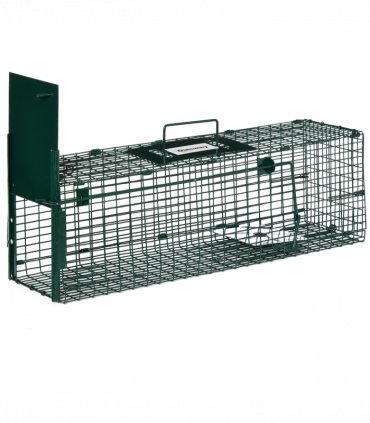 Outsunny Single Door Rat Trap for Small Animals, Dark Green