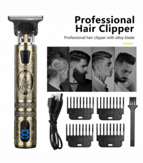 Small LCD Screen Display Professional Men Cordless Hair Clippers Beard Trimmer Cutting Machine Kit