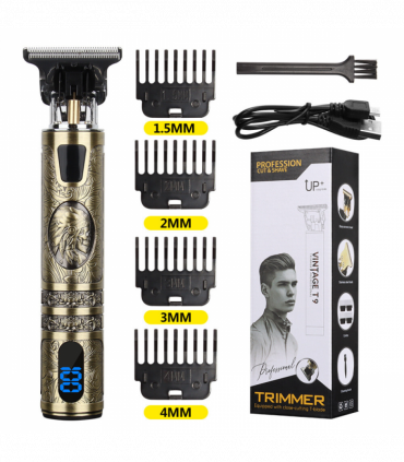 Small LCD Screen Display Professional Men Cordless Hair Clippers Beard Trimmer Cutting Machine Kit
