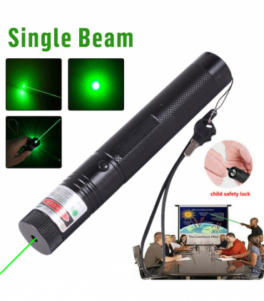 Rechargeable 532nm Visible Beam Light Laser Green Laser Pointer Pen +Battery+USB Charger Set