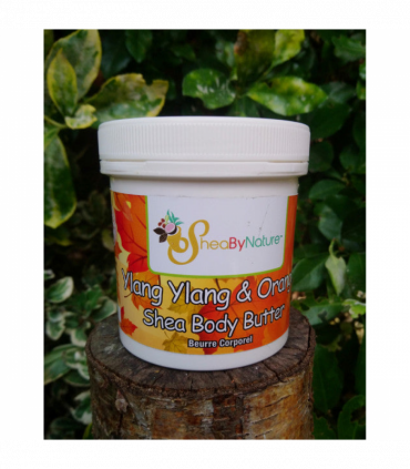 Sheabynature Jasmine & Rosewood Body Butter with  Pure Unrefined Shea Butter, Cocoa butter and Vitamin E 250g e