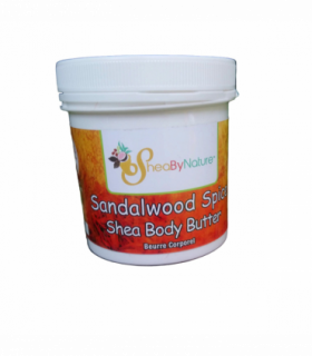 Sheabynature 250g Sandalwood Spice Body Butter for very dry skin. Wit Pure Shea Butter.
