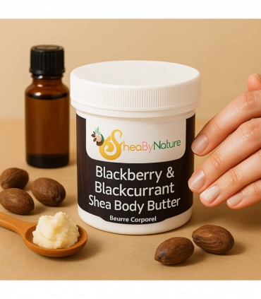 Wild Blackberry and Black Currant Body Butter for very Dry Skin. It smells so delicious.250g