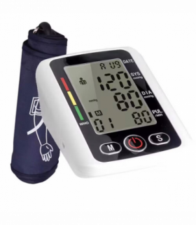 Digital Blood Pressure Monitor Automatic Arm Pulse Meter Voice Talking BP Machine