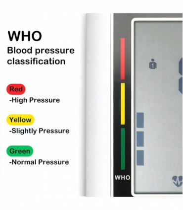 Digital Blood Pressure Monitor Automatic Arm Pulse Meter Voice Talking BP Machine