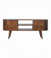 Artisan Furniture Solid Wood Chestnut Rounded Entertainment Unit