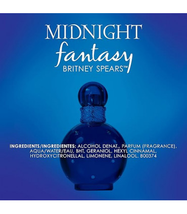 Britney Spears Midnight Fantasy Eau De Parfum Spray 100ml