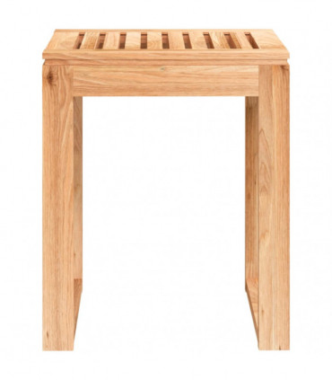 vidaXL Bathroom Stool 40x30x46 cm Solid Wood Walnut