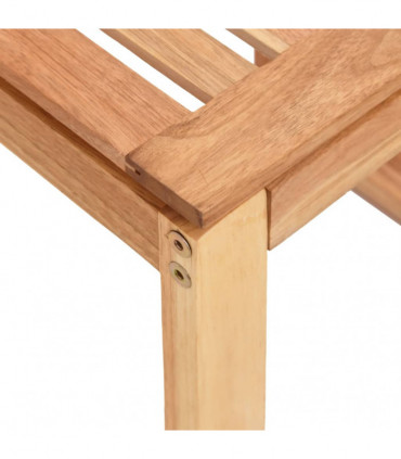 vidaXL Bathroom Stool 40x30x46 cm Solid Wood Walnut