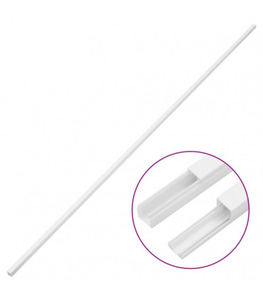 vidaXL Cable Trunking 30x15 mm 10 m PVC