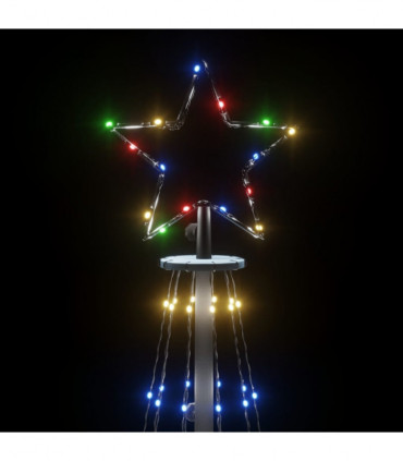 vidaXL Christmas Tree with Spike Colourful 310 LEDs 300 cm