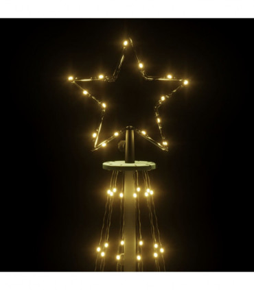 vidaXL Christmas Tree with Spike Warm White 310 LEDs 300 cm