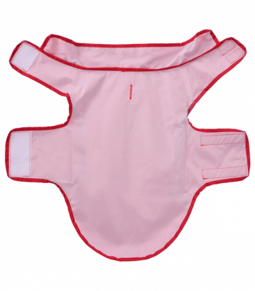 vidaXL Dog Raincoat with Reflective Strips Polyester Red XS