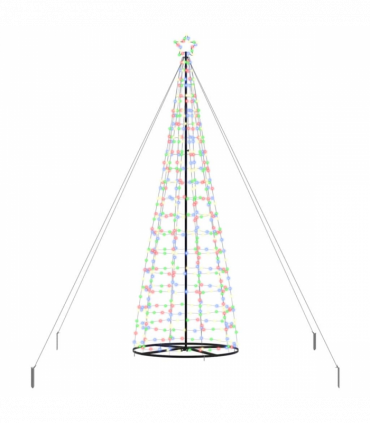 vidaXL LED Christmas Tree with 800 LEDs Multicolour 400 cm Iron