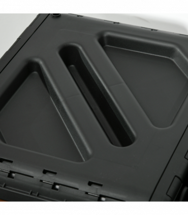 Outsunny 130L Compost Bin Dual Chamber Rotating Composter w/ Ventilation Holes