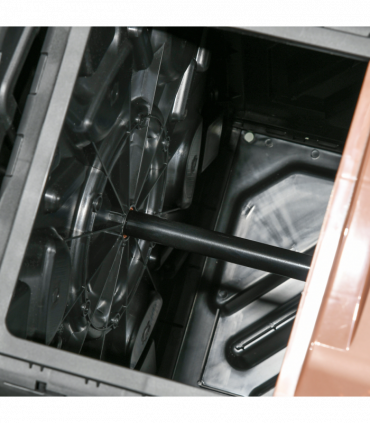 Outsunny 130L Compost Bin Dual Chamber Rotating Composter w/ Ventilation Holes