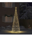 vidaXL LED Christmas Tree with 800 LEDs Warm White 400 cm Iron