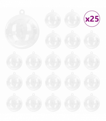 vidaXL Christmas Bauble Set 25 pcs Ø 10 cm