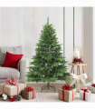 vidaXL Artificial Hinged Christmas Tree Green 150 cm PVC, PE and steel