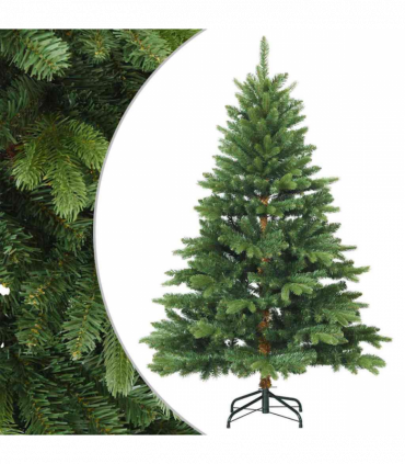 vidaXL Artificial Hinged Christmas Tree Green 150 cm PVC, PE and steel