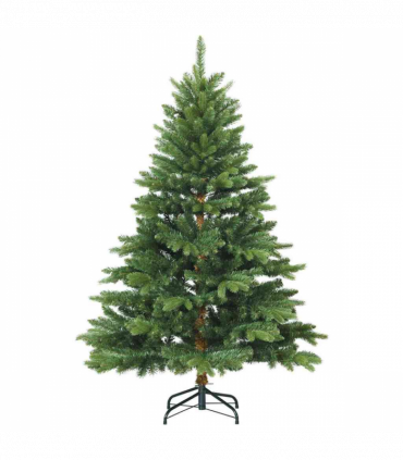 vidaXL Artificial Hinged Christmas Tree Green 150 cm PVC, PE and steel