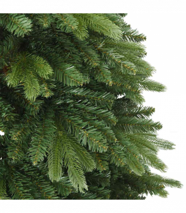 vidaXL Artificial Hinged Christmas Tree Green 150 cm PVC, PE and steel