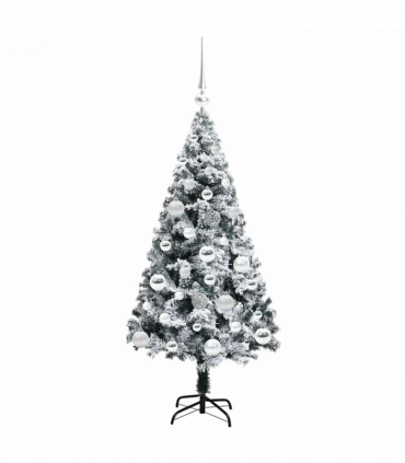 vidaXL Artificial Christmas Tree with 150 LEDs with Stand Green 120 cm