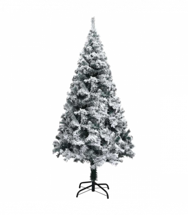 vidaXL Artificial Christmas Tree with 150 LEDs with Stand Green 120 cm