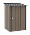 Outsunny 3.3ft x 3.4ft Outdoor Storage Shed Steel Garden Shed w/ Lockable Door